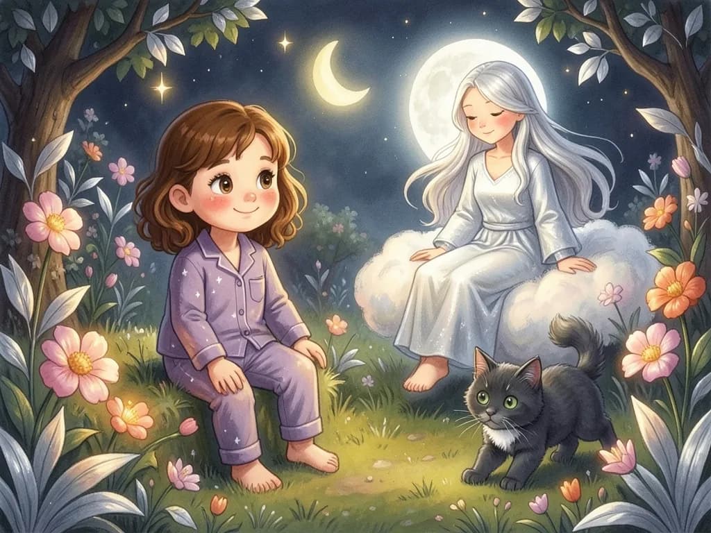 Page 5 illustration: At last they reached the Dream Garden.