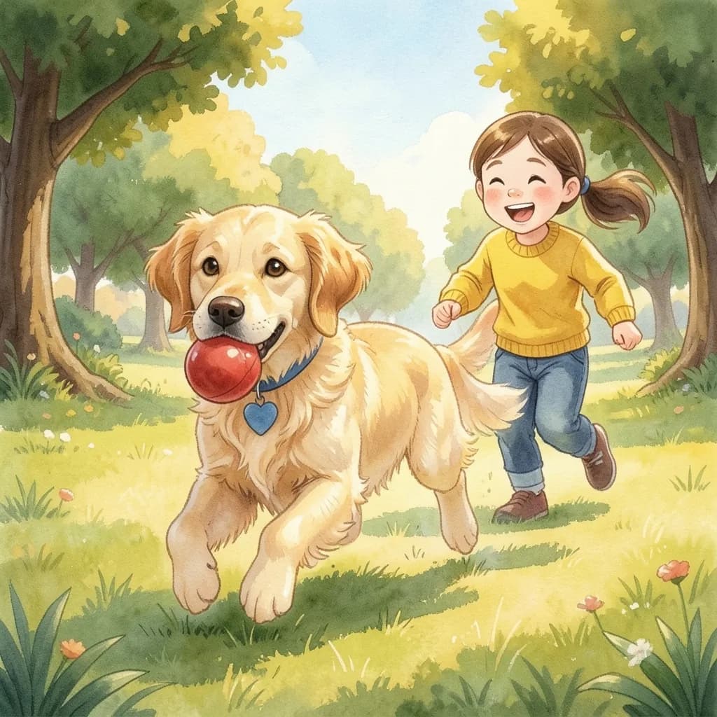 Page 2 illustration: As Daisy grew, she became the joy of the park.