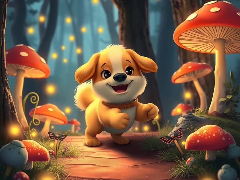 Sample illustration: pet adventure