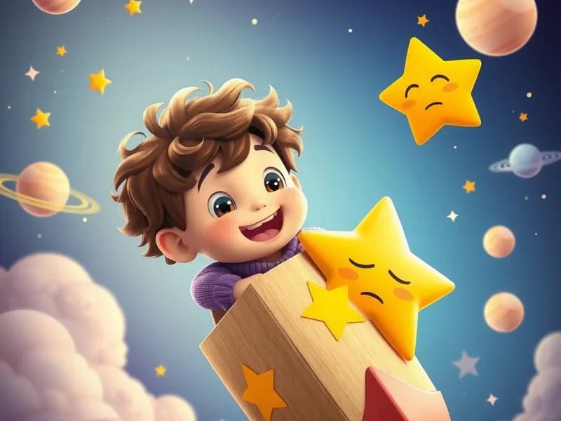 Sample illustration: space adventure