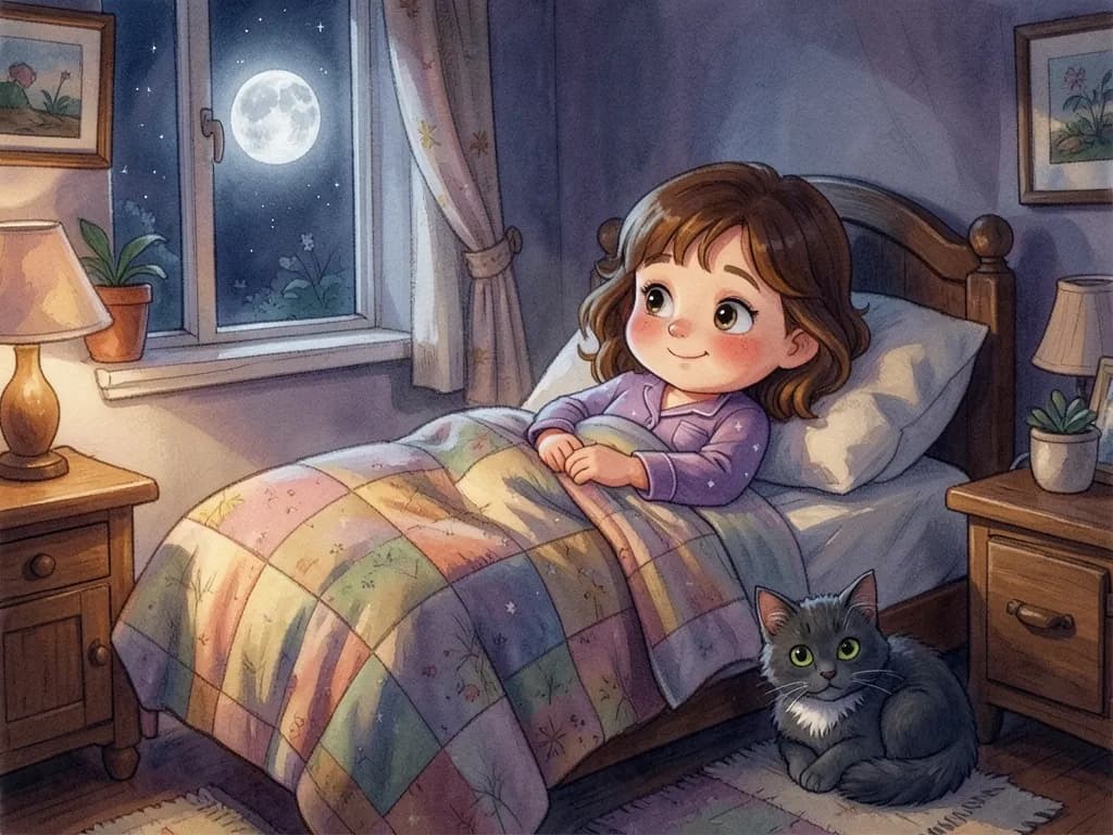 Page 1 illustration: Night had come.